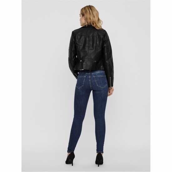 Vero Moda Мотоциклетно Яке Vm Kerri Ultra Coated Biker Jacket  Vero Moda