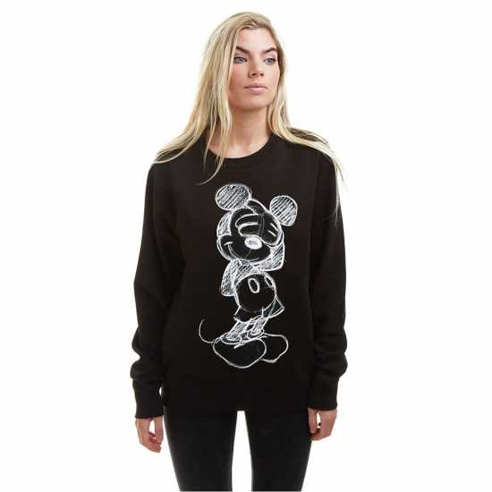 Disney Sweatshirt Черно Дамско облекло плюс размер