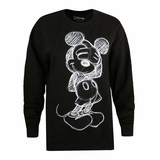 Disney Sweatshirt Черно Дамско облекло плюс размер