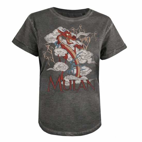 Disney T-Shirt Мулан Мушу Дамски тениски с яка