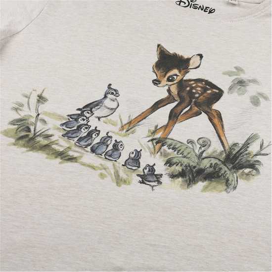 Disney T-Shirt Сцена Бамби Дамски тениски с яка