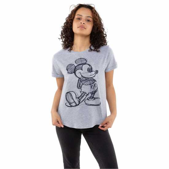 Disney T-Shirt Мики Сиво 