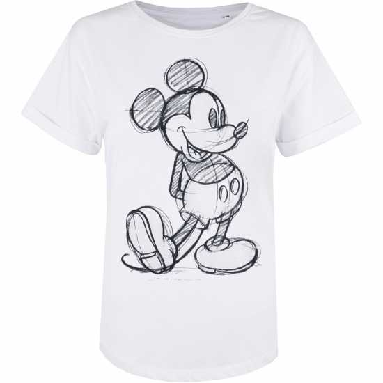 Disney T-Shirt Мики Бял 