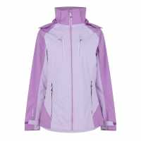 Regatta Непромокаемо Яке Lalita Waterproof Jacket Anorak Womens Сиренево Дамски грейки