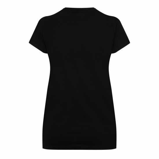 Castore Leisure Tee Ld99 Черно Дамски тениски с яка