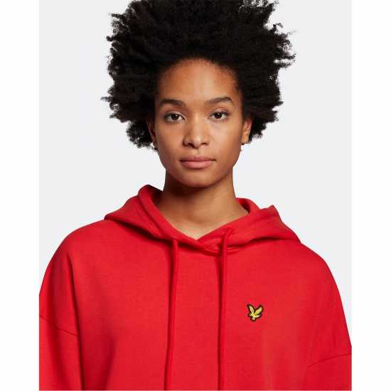 Lyle And Scott Lyle Oversized Hdy Ld99 Селведж Червен 