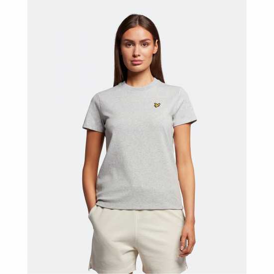 Lyle And Scott Lyle Reg T-Shirt Ld99 Светло сиво марл 