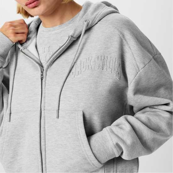 Jack Wills 2Way Zip Hoodie Ld44  