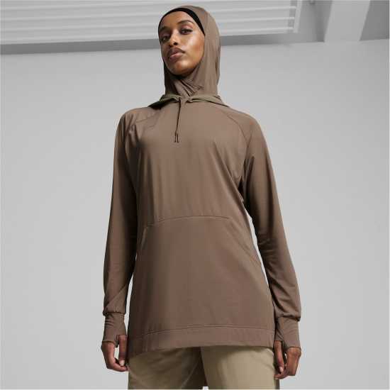 Puma Modest Hoodjab Womens Напълно Тауп 