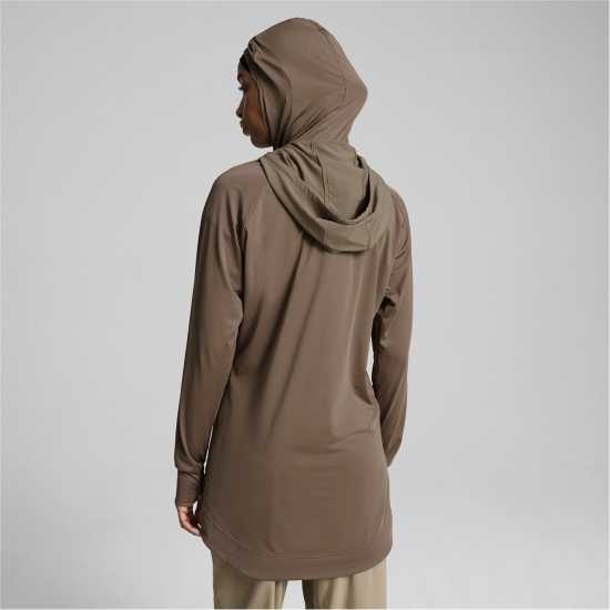 Puma Modest Hoodjab Womens Напълно Тауп 