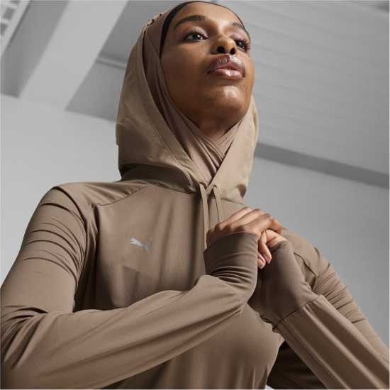 Puma Modest Hoodjab Womens Напълно Тауп 