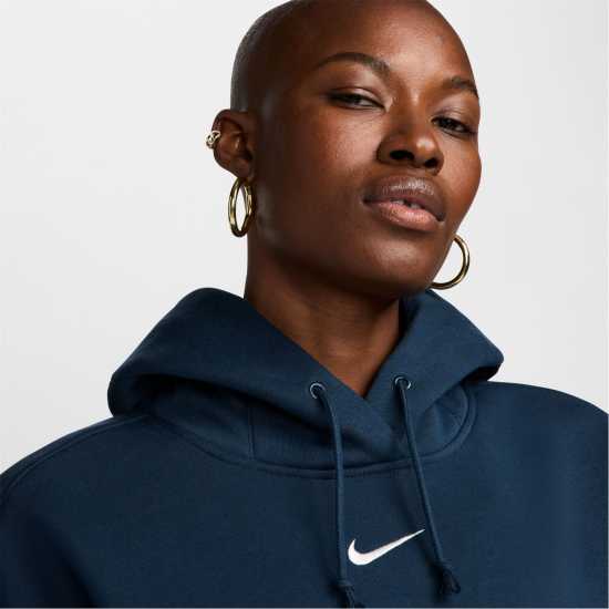 Nike Sportswear Phoenix Fleece Women's Over-Oversized Pullover Hoodie Морска синьо 