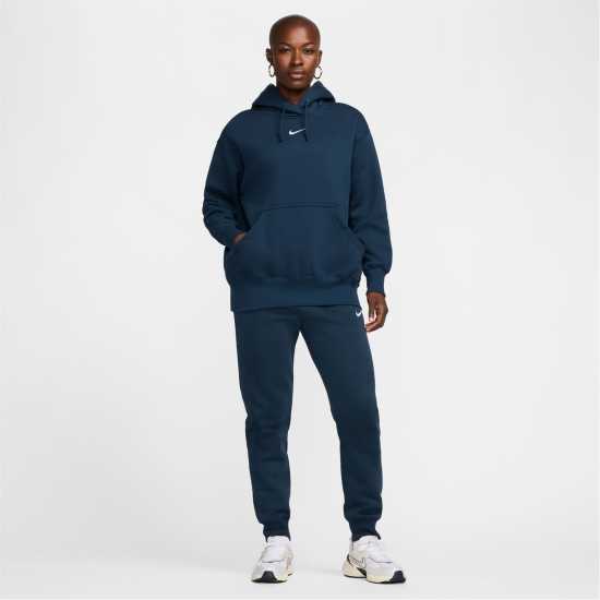 Nike Sportswear Phoenix Fleece Women's Over-Oversized Pullover Hoodie Морска синьо 