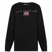 Daisy Street La Sweatshirt Черно многоцветно Daisy Street