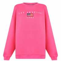 Daisy Street La Sweatshirt Ярко розово Daisy Street