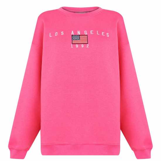 Daisy Street La Sweatshirt Ярко розово Daisy Street