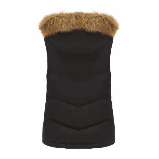 Soulcal Дамска Грейка 2 Zip Gilet Ladies Черно 