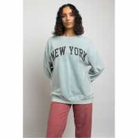 Daisy Street Daisy Ny Sweat Ld34 Измито синьо Daisy Street