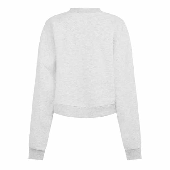 Jack Wills Essentials Crew Ld44 Светло сиво 