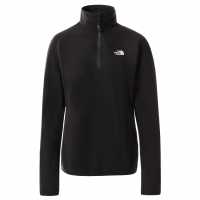 The North Face 100 Glacier Quarter Zip Fleece Черно ТНФ Дамски полар