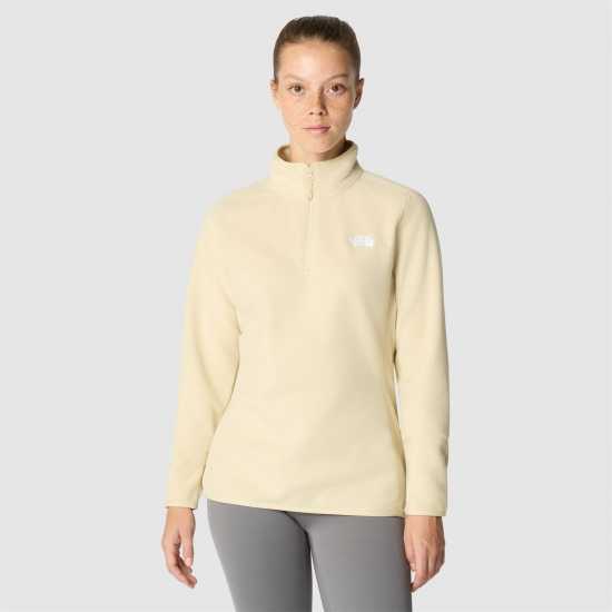 The North Face 100 Glacier Quarter Zip Fleece Гравий Дамски полар