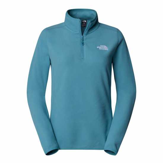 The North Face 100 Glacier Quarter Zip Fleece Алге Блу Дамски полар