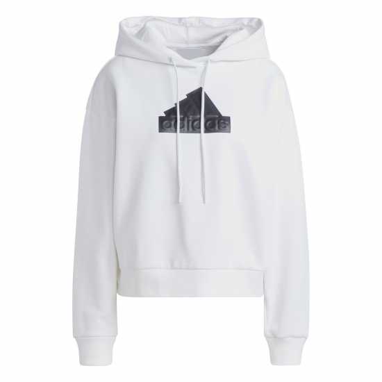 Adidas Future Icons Badge Of Sport Hoodie Womens Hoody Бяло Дамски суичъри и блузи с качулки