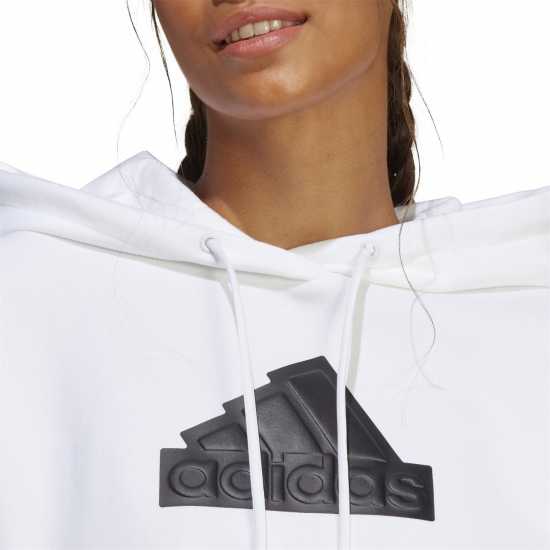 Adidas Future Icons Badge Of Sport Hoodie Womens Hoody Бяло Дамски суичъри и блузи с качулки