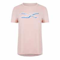 Reebok Vctr Grphc T Ld99 Светло розово Дамски тениски с яка