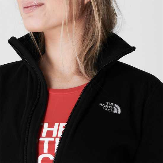 The North Face 100 Glacier Full-Zip Fleece JK3 Черен Дамски полар