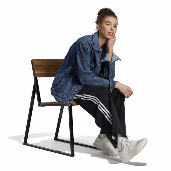 Adidas Essentials 3-Stripes French Terry Wide Joggers Womens  Дамски долнища на анцуг