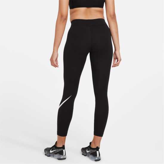 Nike Sportswear Classics Women's High-Waisted Graphic Leggings Черно Дамско трико и клинове