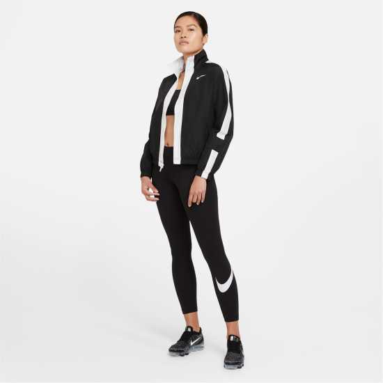 Nike Sportswear Classics Women's High-Waisted Graphic Leggings Черно Дамско трико и клинове