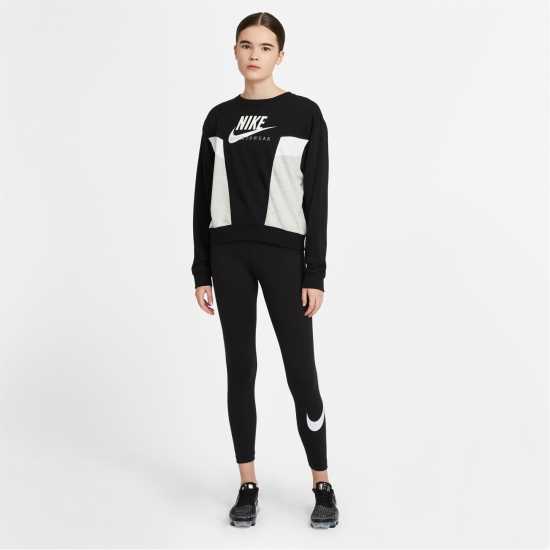 Nike Sportswear Classics Women's High-Waisted Graphic Leggings Черно Дамско трико и клинове