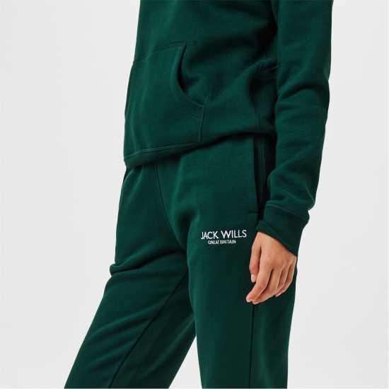 Jack Wills Bayton Relaxed Joggers Тъмно зелено 