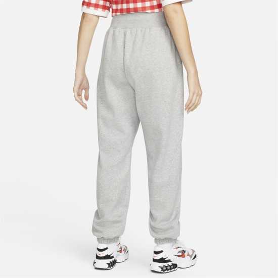 Nike Phoenix Fleece Joggers Womens Сива Хизър Дамски долнища на анцуг