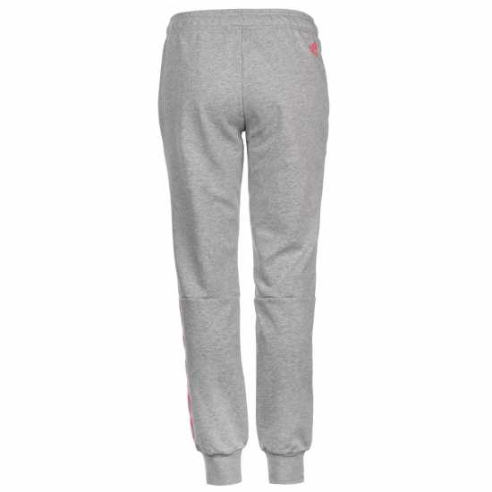 Adidas Linear Slim Fit Cotton Joggers Ladies Сиво/Бяло Дамски полар