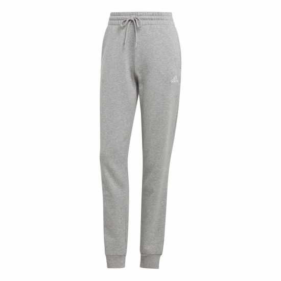 Adidas Linear Slim Fit Cotton Joggers Ladies Сиво/Бяло Дамски полар