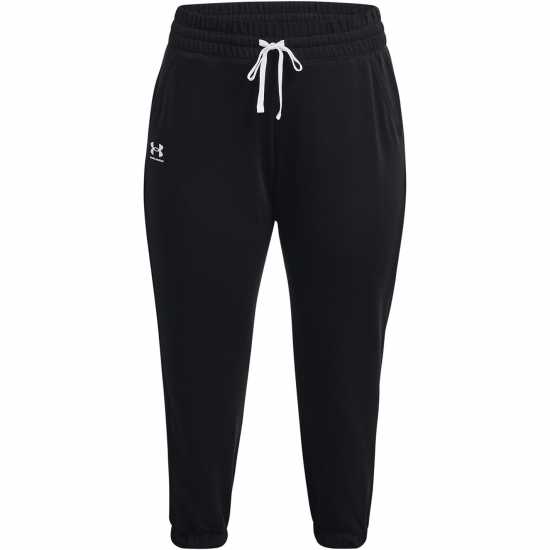 Under Armour Armour Rival Terry Joggers& Joggers Womens Черно Дамски долнища на анцуг