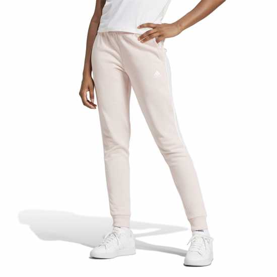 Adidas Womens 3-Stripes Pants Slim Пясъчно розово 