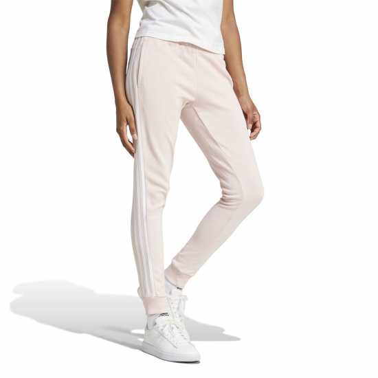 Adidas Womens 3-Stripes Pants Slim Пясъчно розово 