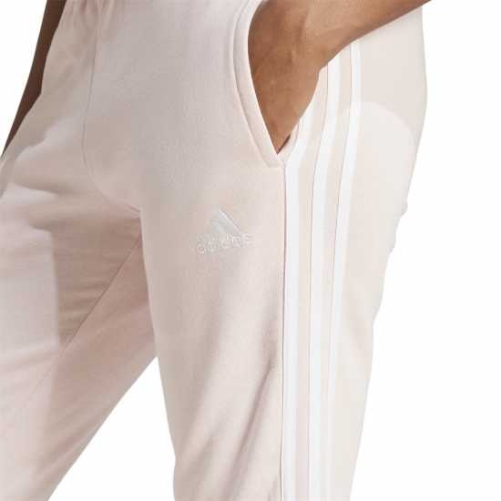 Adidas Womens 3-Stripes Pants Slim Пясъчно розово 