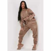 Missy Empire Mocha Missy Empire Club Joggers  Дамски долнища на анцуг