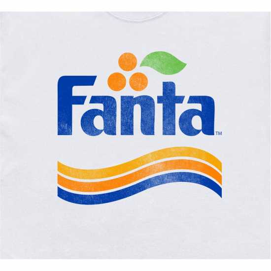 Тениска С Лого Fanta Logo Tee Ld51 Бяло Дамски тениски с яка