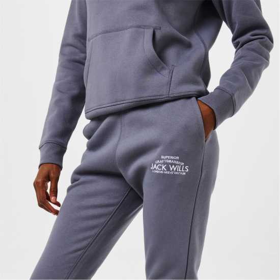 Jack Wills Hunston Joggers Сиво-син2 