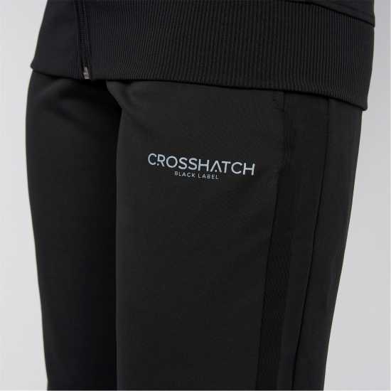 Crosshatch Genova Jog Ld99 Черно Дамско облекло плюс размер