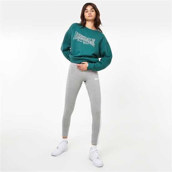 Lonsdale Leggings Сив марл Дамско трико и клинове