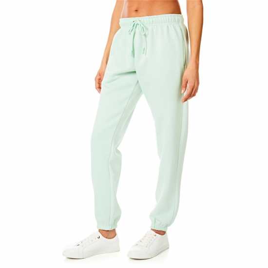 Light And Shade Cuffed Joggers Ladies Тъмно нефритово Дамски долнища на анцуг