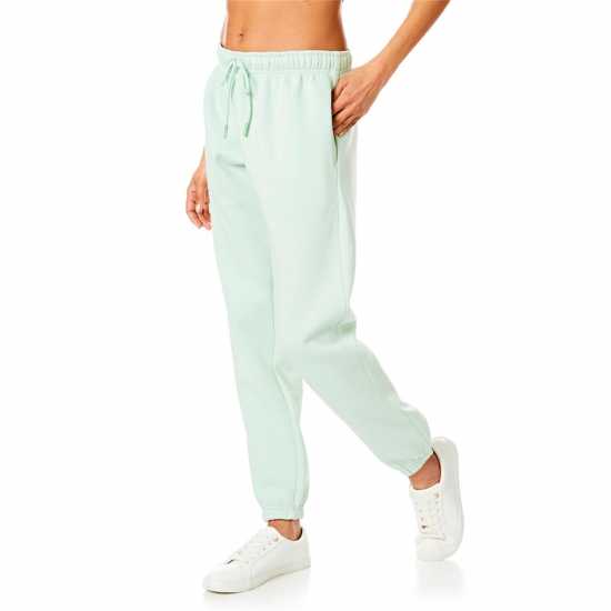 Light And Shade Cuffed Joggers Ladies Тъмно нефритово Дамски долнища на анцуг