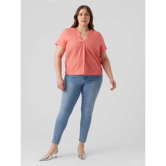 Vero Moda Vm Ss Top Curv Ld99  Vero Moda